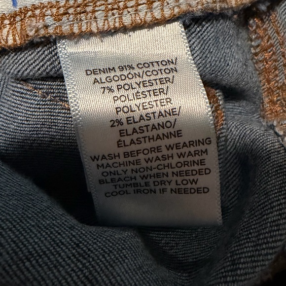 LOFT High Rise Dark Blue Jeans - Picture 8 of 9